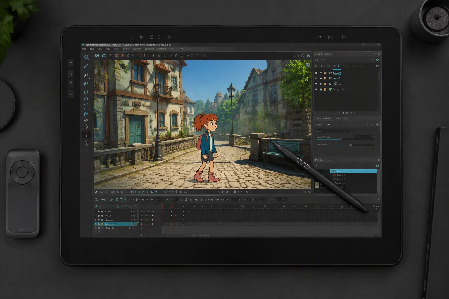 Advanced Grease Pencil Animation viewport demo
